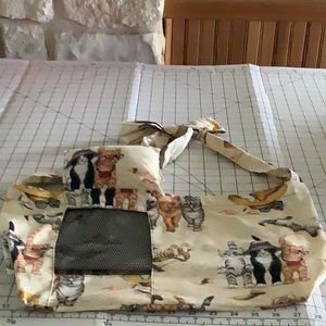 It carried up to 10 lbs easily. 100%, I had a seamstress make it.